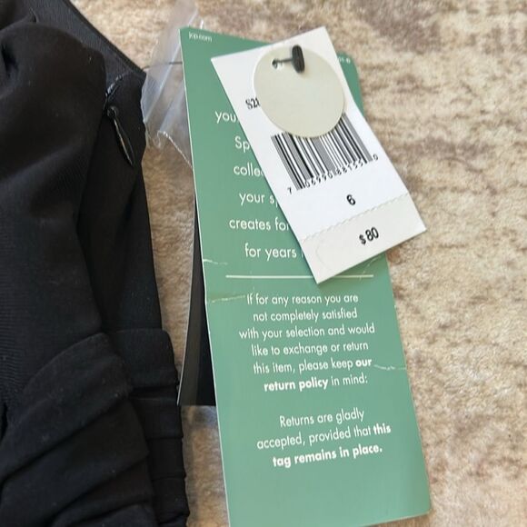 Scarlett Black Dress with Textured Design size 6, new with tags - Picture 6 of 10